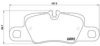 BREMBO P 65 024 Brake Pad Set, disc brake